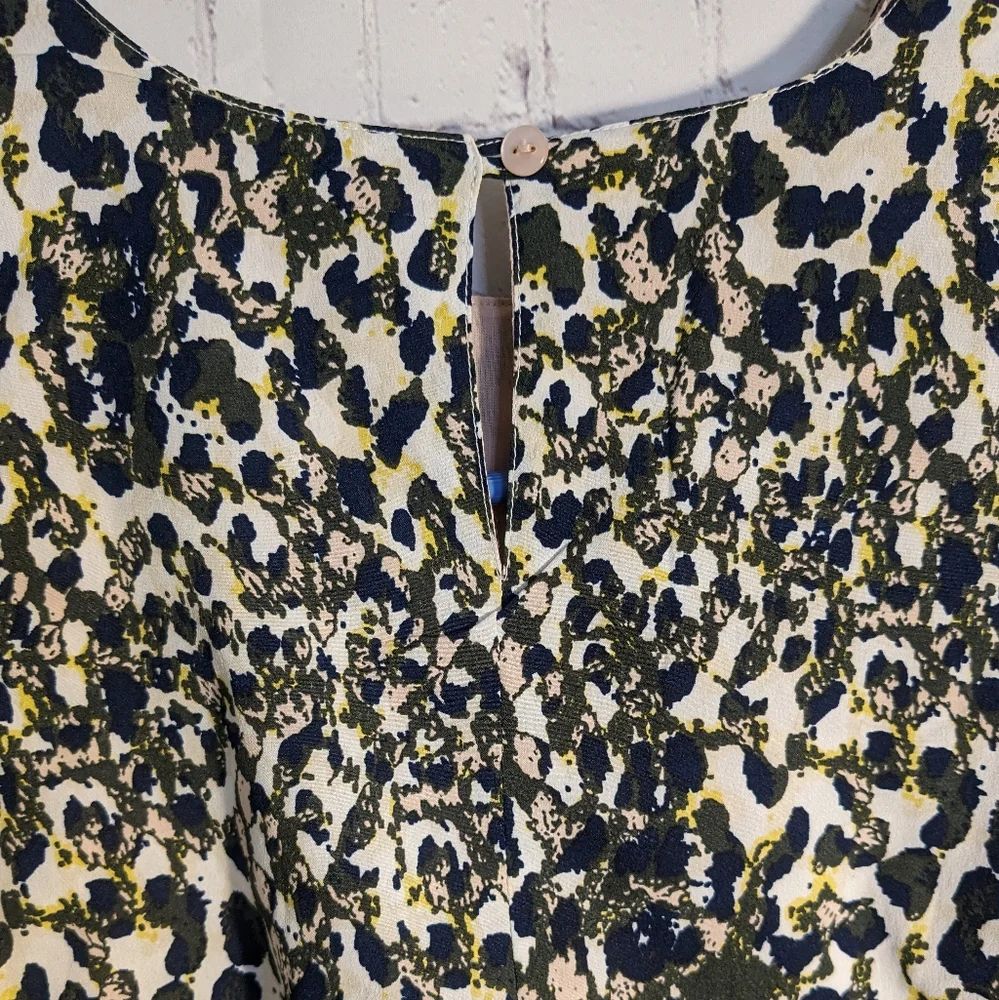 CREAMIE Gorgeous Dress! Girls' 8 Lined Animal Print Long-sleeved Party Dress - Picture 8 of 11
